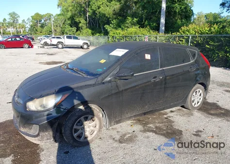 2013 Hyundai Accent Gs from USA, damaged, VIN KMHCT5AE4DU088556